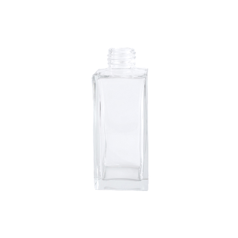 Flacon de lotion transparent à bouchon cylindrique long et à vis, léger, 108 ml