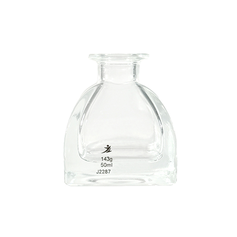Bouteille diffuseuse d'arômes carrée J2287 50 ml Récipient de parfum domestique de qualité supérieure