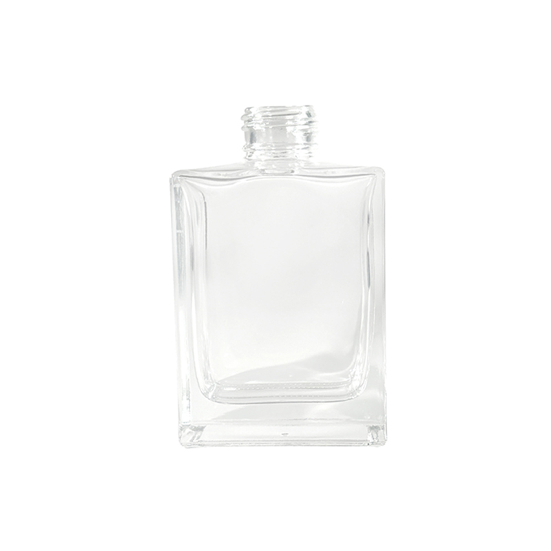 Bouteille diffuseuse d'arômes transparente de qualité supérieure J2456 105 ml rectangulaire grande capacité
