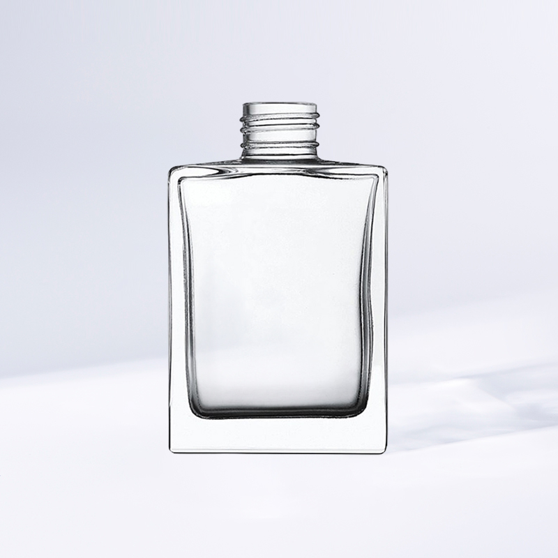 Bouteille diffuseuse d'arômes transparente de qualité supérieure J2456 105 ml rectangulaire grande capacité